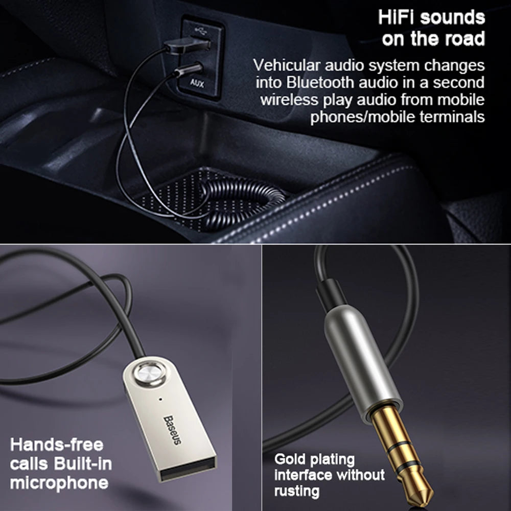 Bluetooth Car Audio Cable 5.0