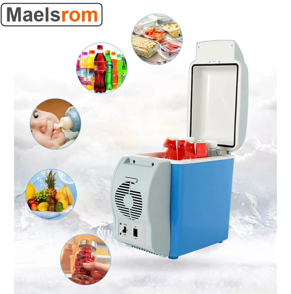 Mini Electric 7.5L Car Refrigerator 12V Input